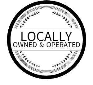 Locally owned and operated badge